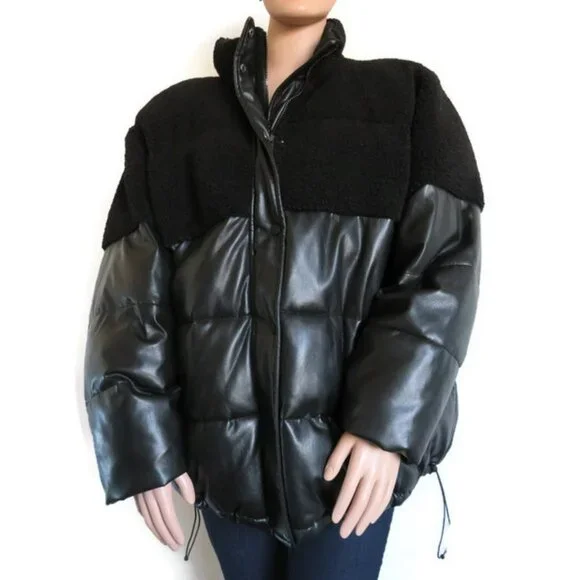 GOOD AMERICAN Women's Cocoon Puffer Coat Plus Size XXXL NWT - Picture 6 of 9